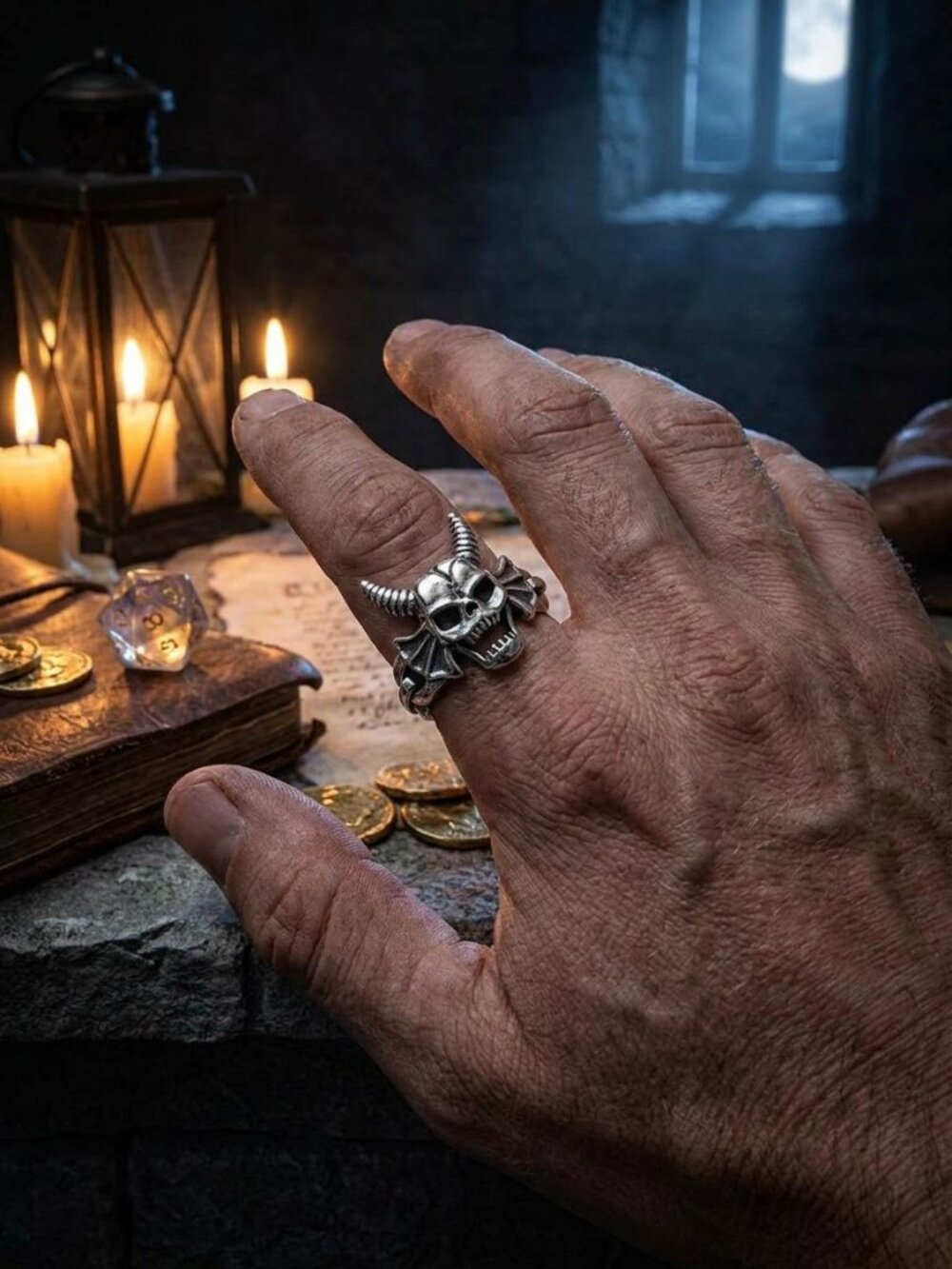 1 pcs Pandora x Stranger Things D&D FHC or demogorgon  Ring Sz 6-9